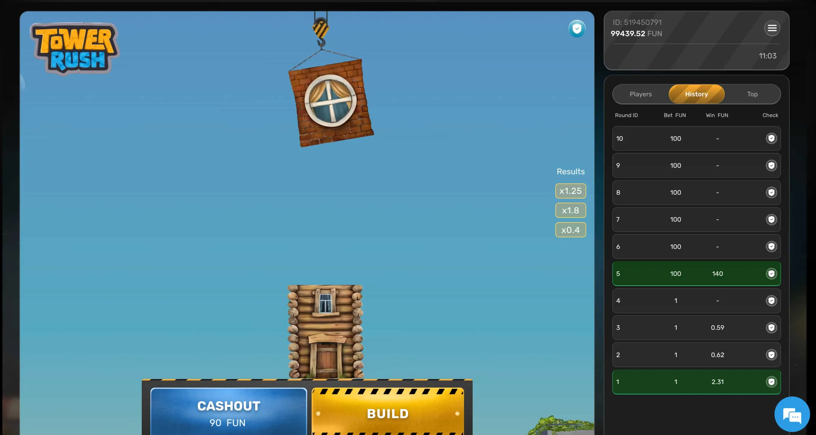 Tower Rush desde el Celular